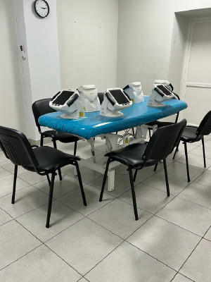 Salle d'examens du centre ukrainien